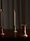 The Conran Shop green earthenware candlestick H11cm - British brand
