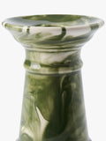 The Conran Shop green earthenware candlestick H11cm - British brand