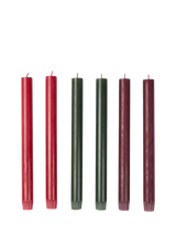 John Lewis The Conran Shop Wick Wax Candles Bolds Pack of 6 25cm- Buy online at McGrocer