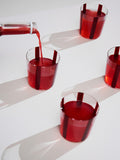 Conran Shop Nova Stripe crystal glass tumbler set 360ml, UK version