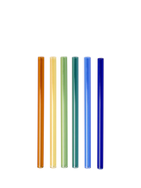 John Lewis The Conran Shop Santorini Reusable Glass Cocktail Straws, Set of 6, Multi- Buy online at McGrocer