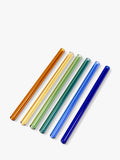 The Conran Shop Santorini reusable glass cocktail straws set of 6 - British product