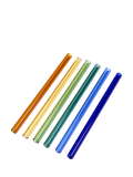 The Conran Shop Santorini reusable glass cocktail straws set of 6 - British product