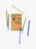 The Conran Shop Santorini reusable glass cocktail straws set of 6 - British product