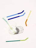 The Conran Shop cocktail straws set of 6 multi coloured (British brand)