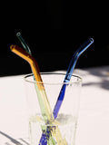 The Conran Shop cocktail straws set of 6 multi coloured (British brand)