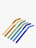 The Conran Shop cocktail straws set of 6 multi coloured (British brand)