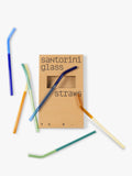 The Conran Shop cocktail straws set of 6 multi coloured (British brand)