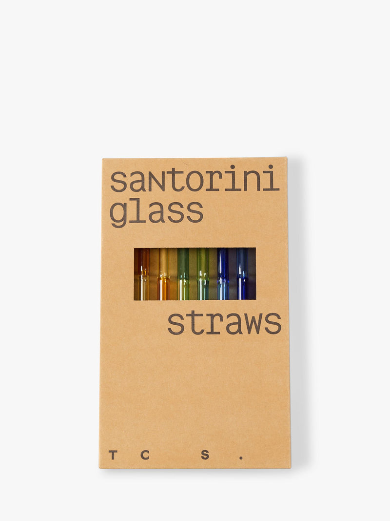 The Conran Shop cocktail straws set of 6 multi coloured (British brand)