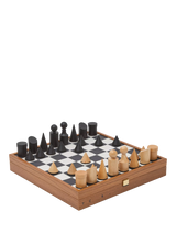 John Lewis The Conran Shop Milos Wooden Chess Set, Black/White- Buy online at McGrocer