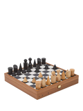 Conran Shop Milos wooden chess set black white - British product