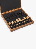 Conran Shop Milos wooden chess set black white - British product