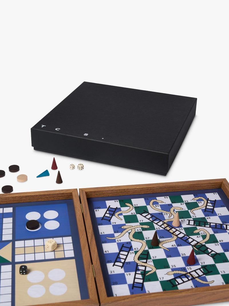 The Conran Shop Milos wooden combo board game set - British product