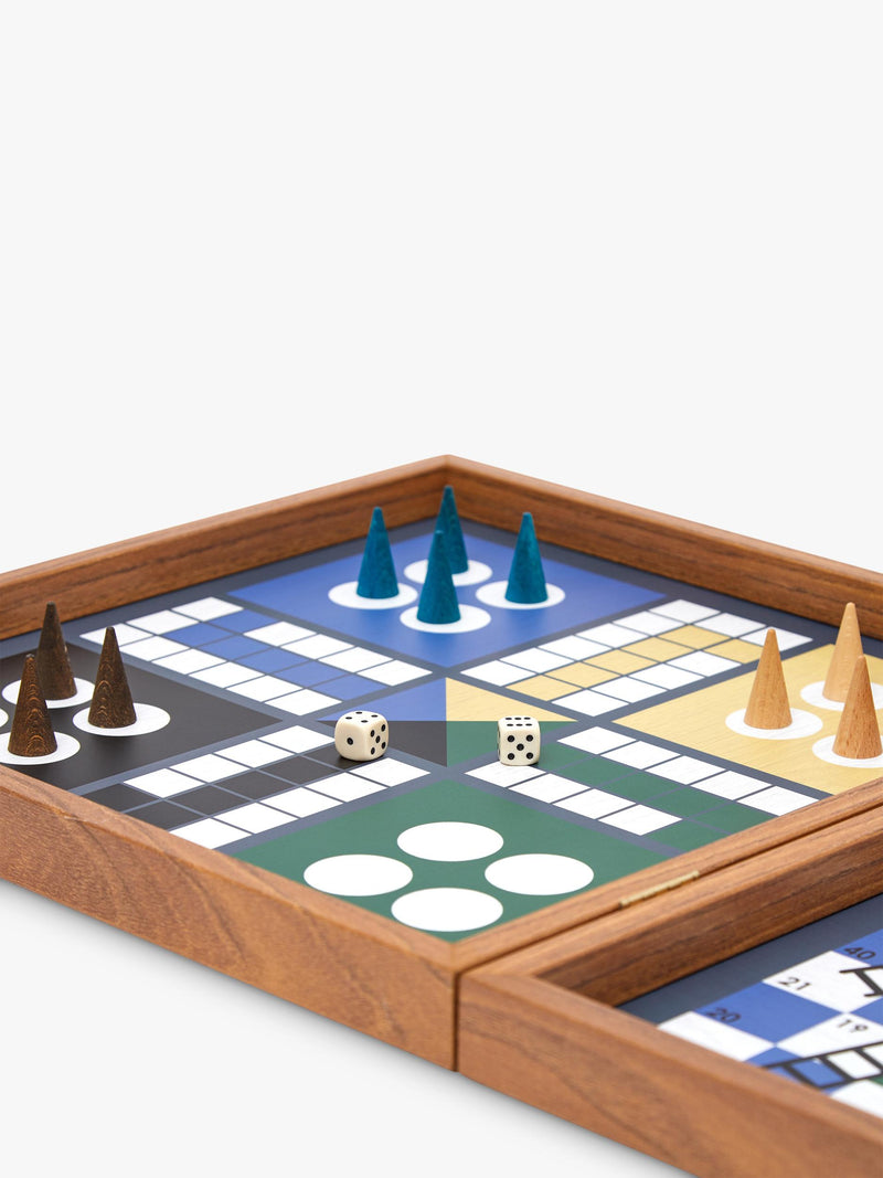 The Conran Shop Milos wooden combo board game set - British product