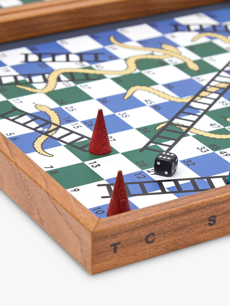 The Conran Shop Milos wooden combo board game set - British product