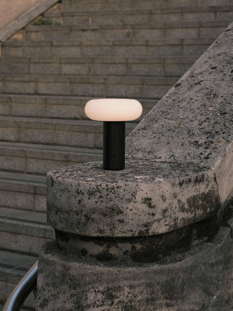 The Conran Shop Torus rechargeable portable table lamp black, UK version