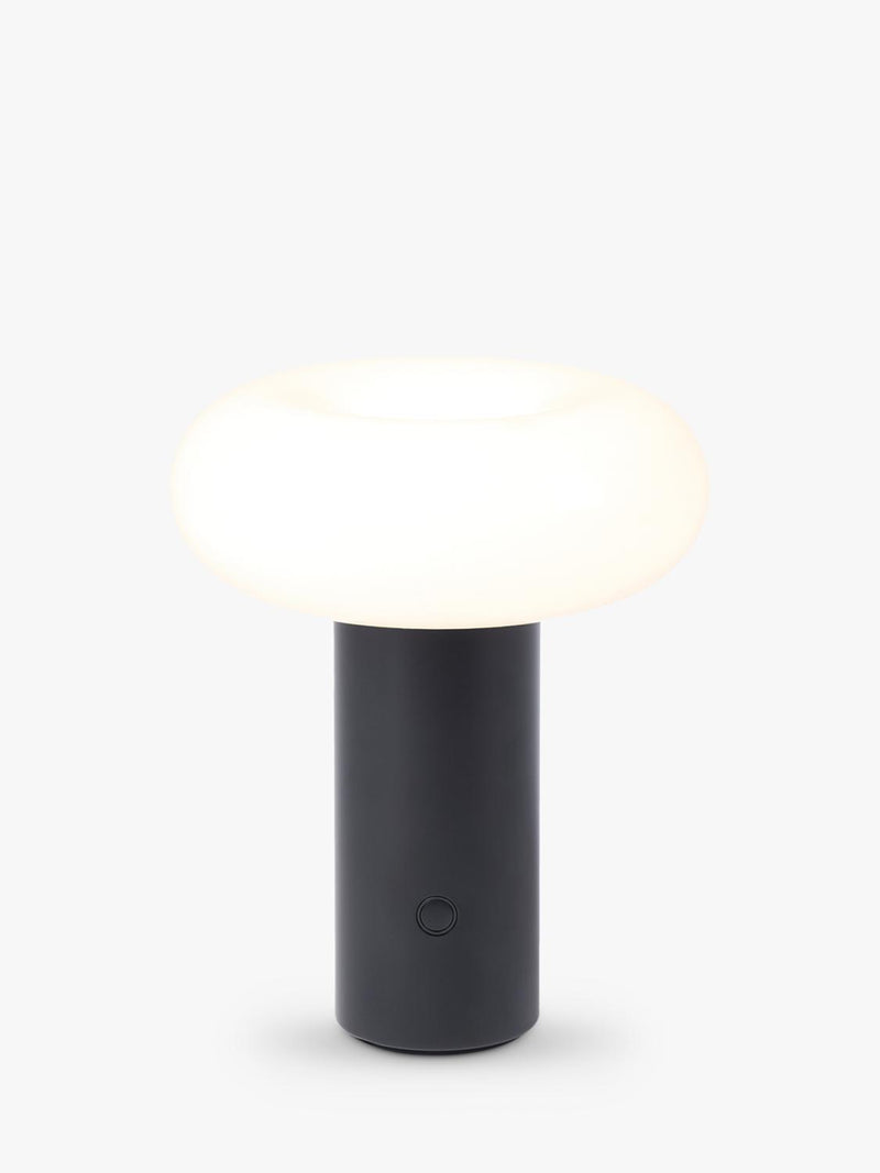 The Conran Shop Torus rechargeable portable table lamp black, UK version