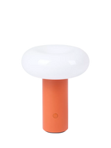 John Lewis The Conran Shop Torus Rechargeable Portable Table Lamp, Orange- Buy online at McGrocer