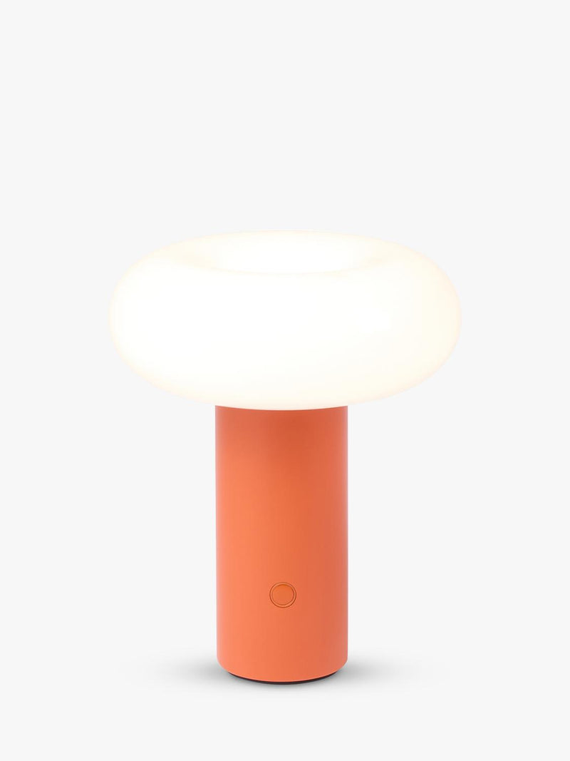The Conran Shop portable table lamp orange (British brand)