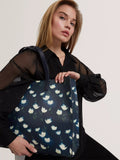 Ted Baker printed tote bag navy, UK version