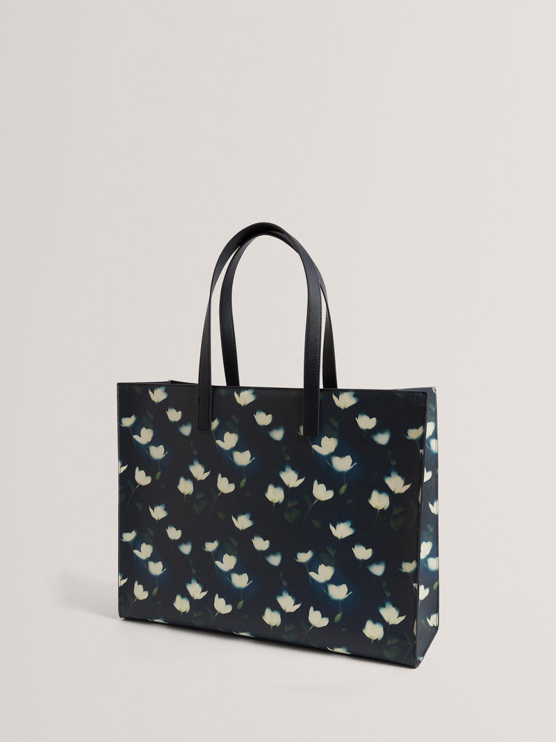 Ted Baker printed tote bag navy, UK version
