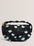 Ted Baker Isli Navy Satin Hobo Grab Bag (British brand)