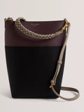 Ted Baker Wilna tote bag wine leather, UK version
