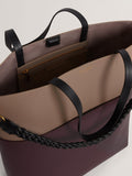 Ted Baker Wynslow wine leather tote bag, UK version