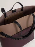Ted Baker Wynslow wine leather tote bag, UK version