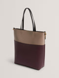 Ted Baker Wynslow wine leather tote bag, UK version