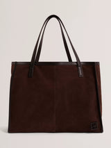 John Lewis Ted Baker Annieyy Leather Tote Bag, Brown- Buy online at McGrocer