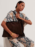 Ted Baker Annieyy brown leather tote bag, UK version