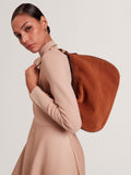 Ted Baker Samiyra brown suede hobo bag imported from the UK
