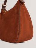Ted Baker Samiyra brown suede hobo bag imported from the UK