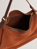 Ted Baker Samiyra brown suede hobo bag imported from the UK