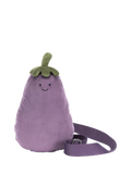 Jellycat Amuseables Aubergine Bum Bag plush fanny pack, UK version