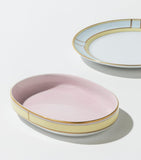 Ginori 1735 Colonna Diva Giallo porcelain pickle dish 21.5cm - British product