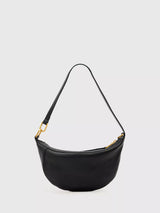 John Lewis AllSaints Luna Micro Leather Shoulder Bag Black- Buy online at McGrocer