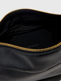 AllSaints Luna Micro Leather Shoulder Bag, imported from the UK