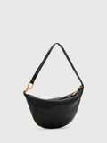 AllSaints Luna Micro Leather Shoulder Bag, imported from the UK