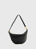 AllSaints Luna Micro Leather Shoulder Bag, imported from the UK