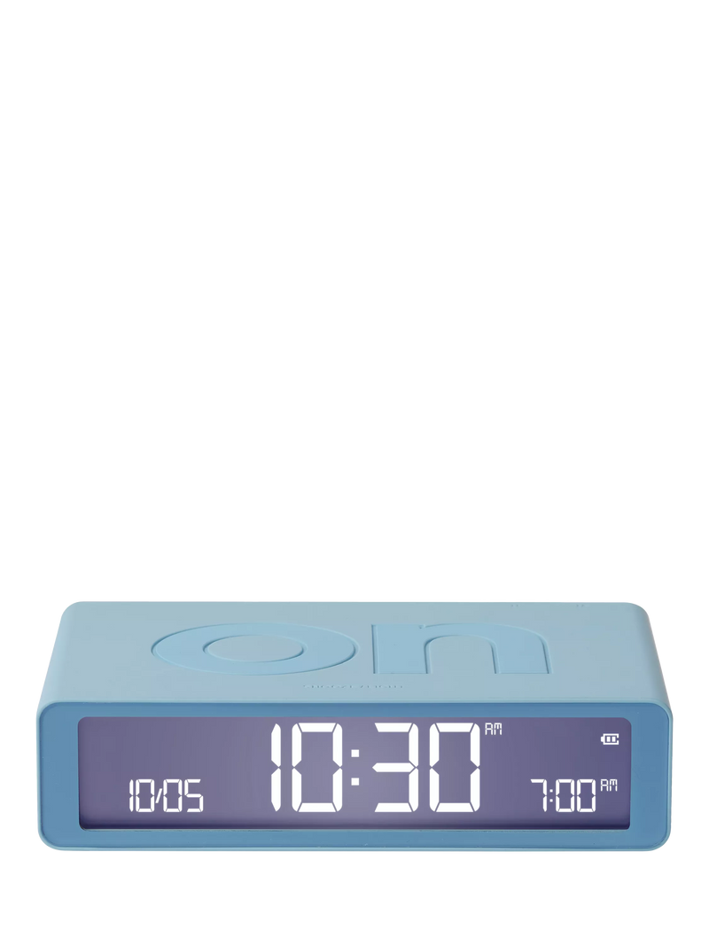 Lexon Flip Classic alarm clock, UK version