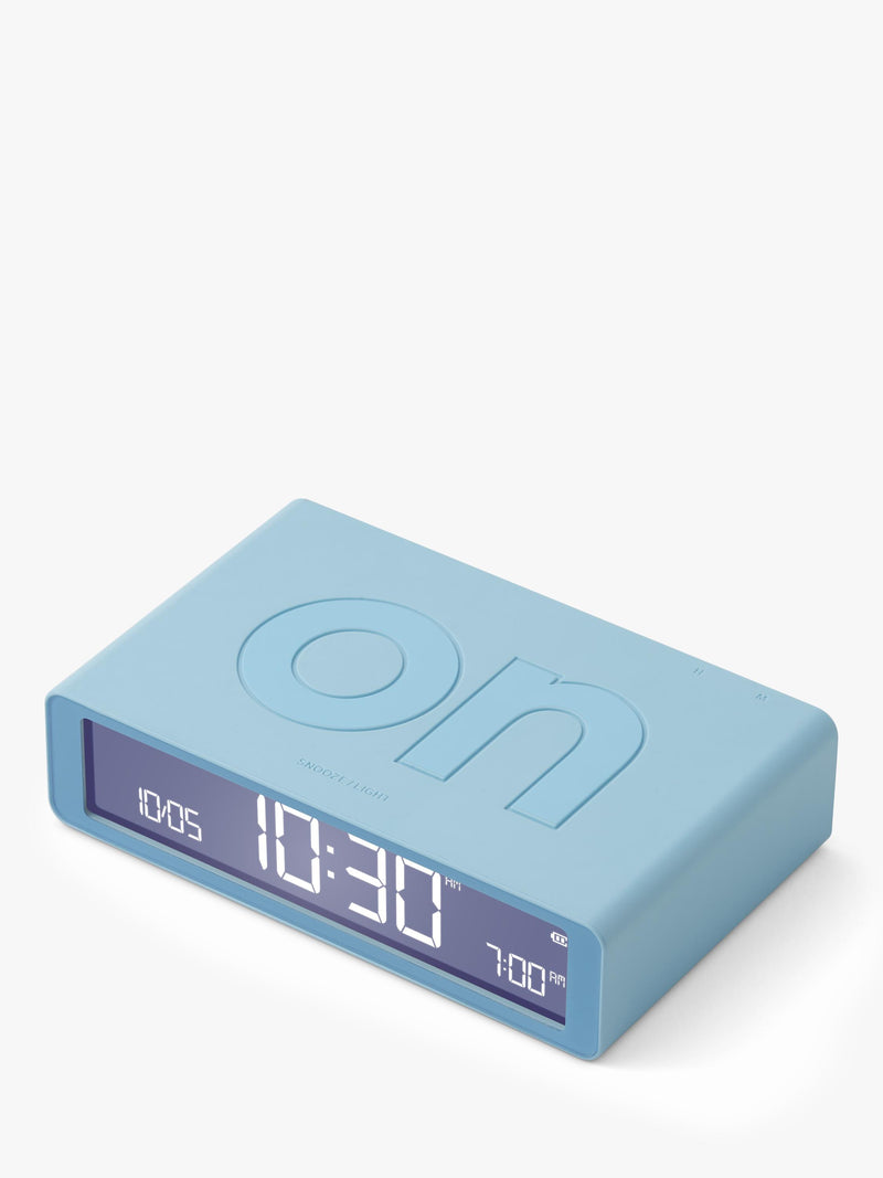 Lexon Flip Classic alarm clock, UK version