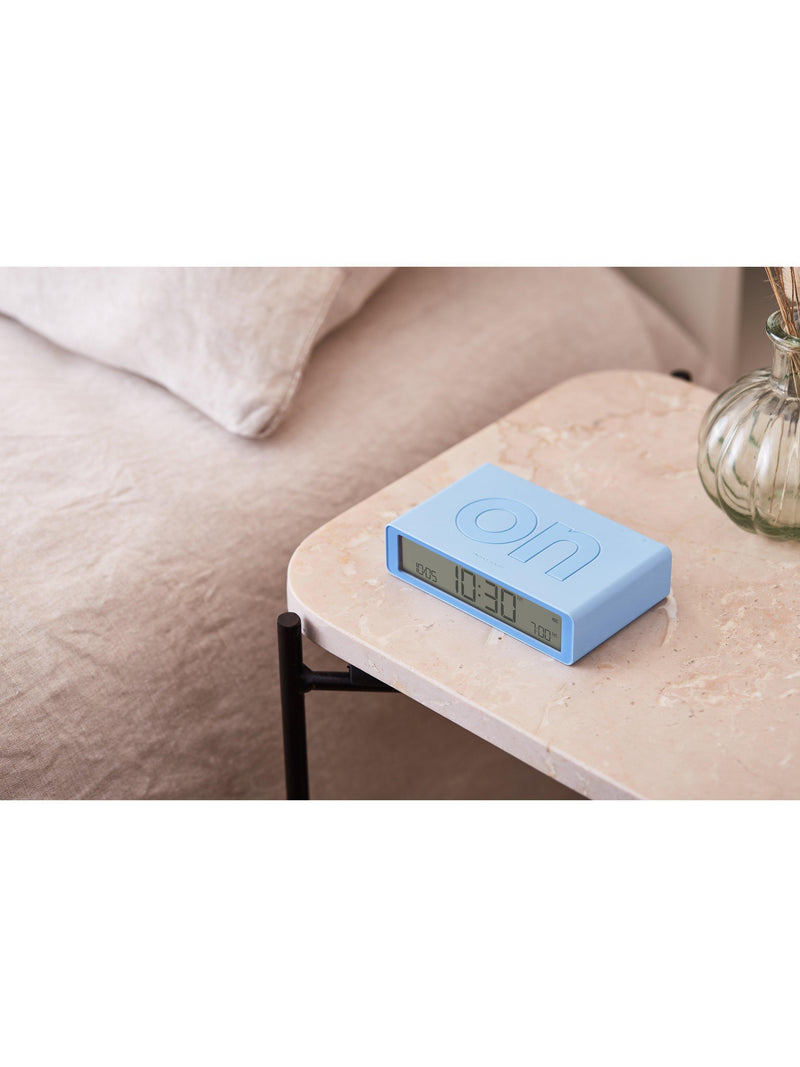 Lexon Flip Classic alarm clock, UK version