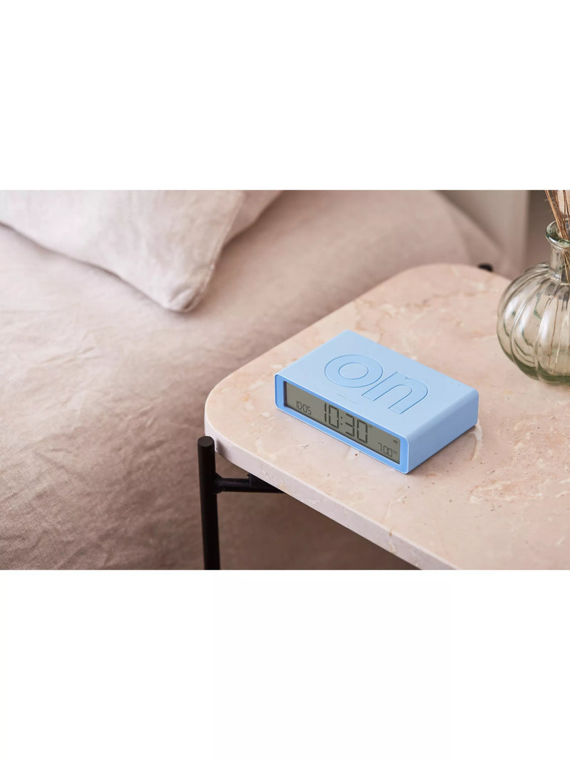 Lexon Flip Classic alarm clock, UK version