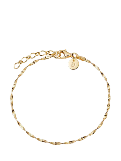 John Lewis Daisy London Helix Twisted Bracelet 160mm+30mm- Buy online at McGrocer