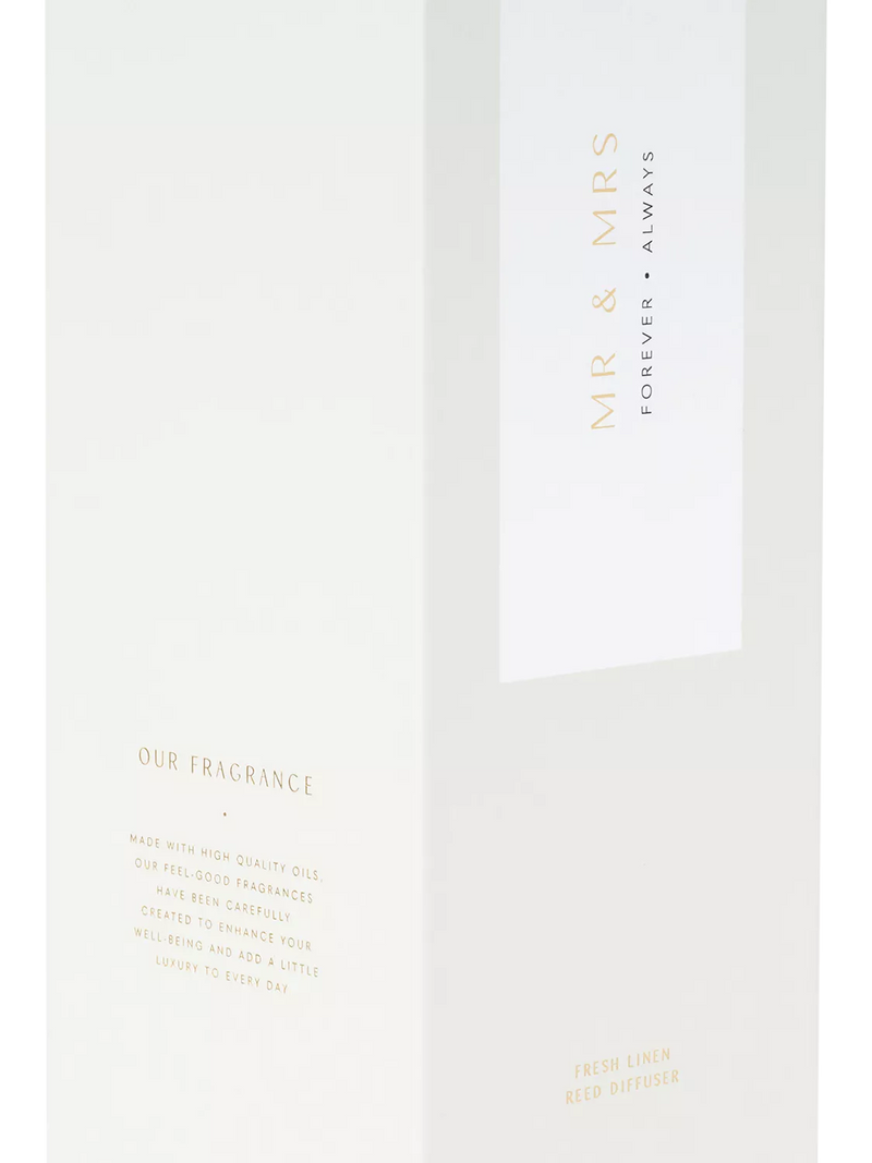 Katie Loxton Mr & Mrs reed diffuser fresh linen white lily, UK version