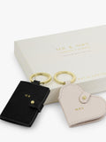 Katie Loxton Mr & Mrs photo keyring set (British brand)