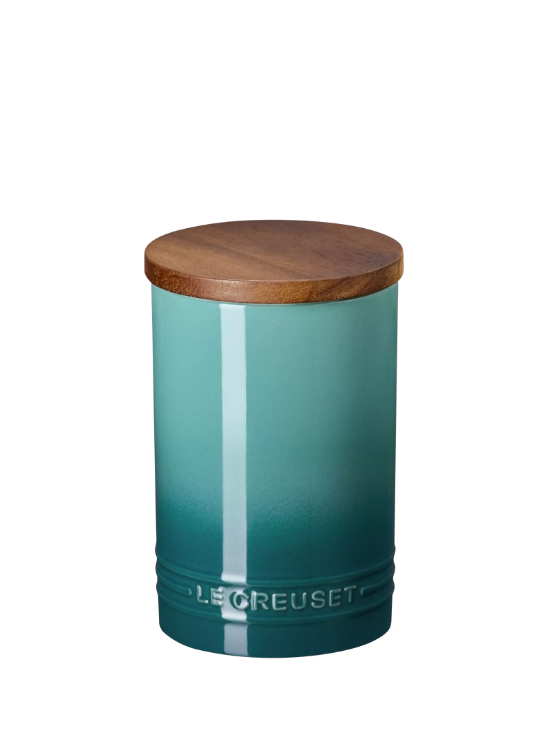 Le Creuset Stoneware Storage Jar, 770ml, Bleu Riviera