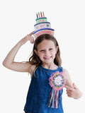 Mimi & Lula sparkly birthday cake headband for kids (British brand)
